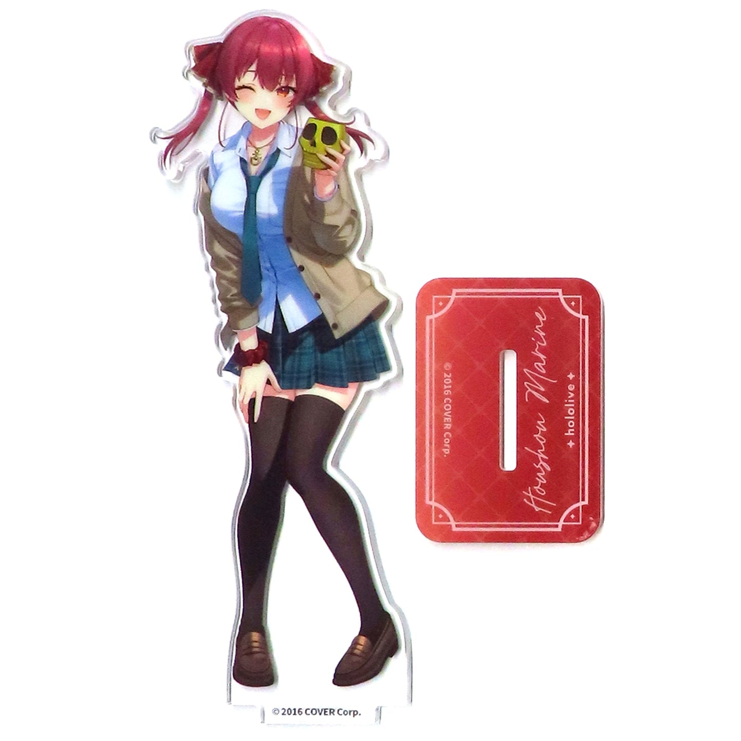 Houshou Marine Virtual YouTuber hololive x ANIPLUS Cafe Part 3 School Uniform Acrylic Stand [USED]