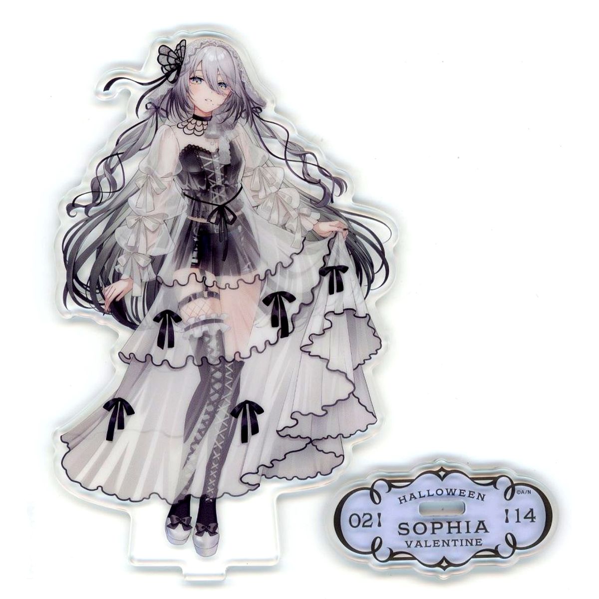Sophia Valentine Acrylic Stand Virtual YouTuber Nijisanji Gothic Night NIJISANJI HALLOWEEN 2025 [USED]