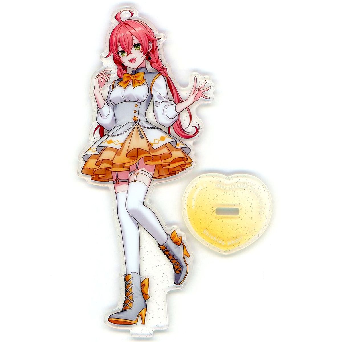Shishido Akari Virtual YouTuber Nijisanji Glitter Acrylic Stand Day1 NIJISANJI Idios 1st LIVE "Seize the day" [USED]