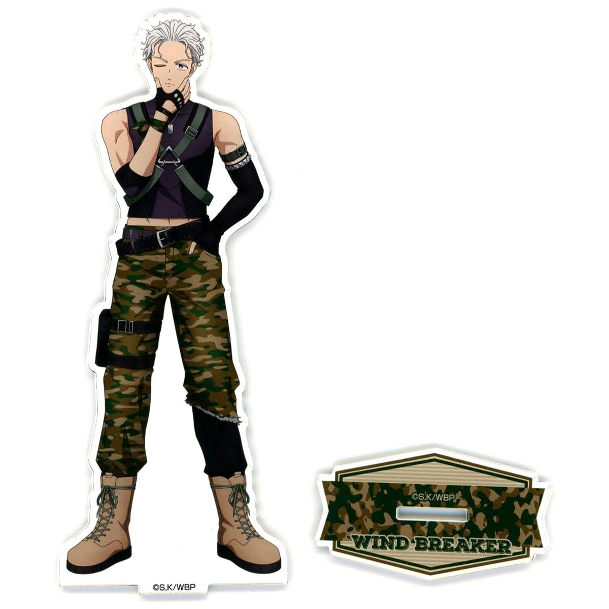 Hajime Umemiya Acrylic Stand Camouflage Wind Breaker Cafe in Tree Village [USED]