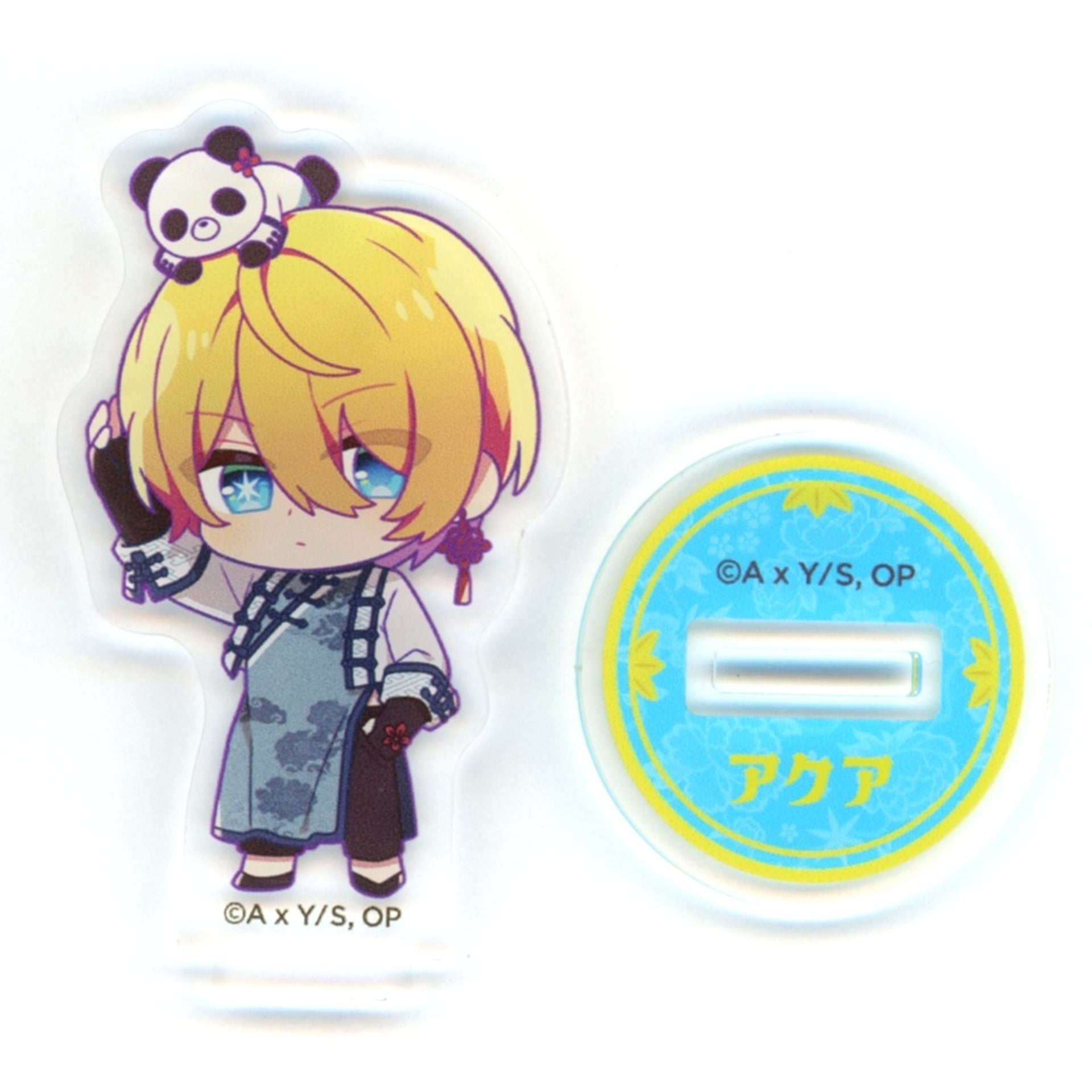 Aqua Hoshino Mini Prize B-8 Oshi no Ko Kujibikido Nihao Panda Kuji Acrylic Stand Figure [USED]