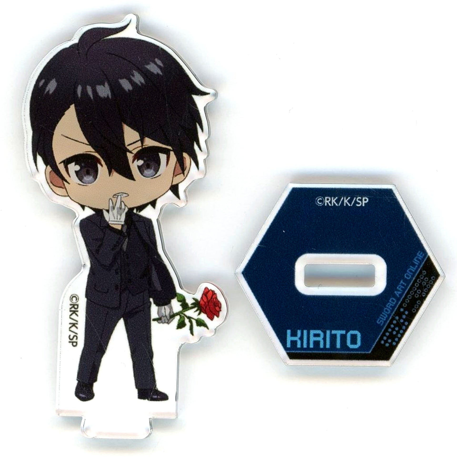 Kirito Ver.Black 1 Sword Art Online TV Anime Kirito Birthday Online Kuji 2025 Kujibikido C-1 Prize Mini Character Acrylic Figure [USED]