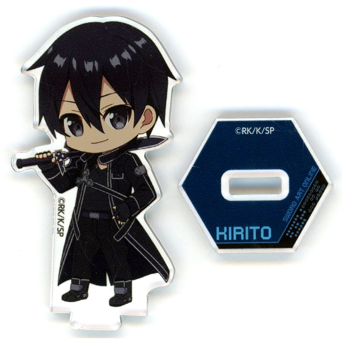 Kirito Sword Art Online TV Anime Kirito Birthday Online Kuji 2025 Kujibikido C-5 Prize Mini Character Acrylic Figure [USED]