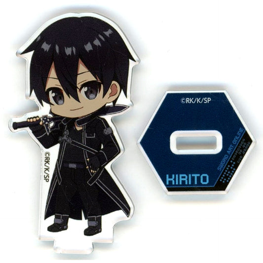 Kirito Sword Art Online TV Anime Kirito Birthday Online Kuji 2025 Kujibikido C-5 Prize Mini Character Acrylic Figure [USED]