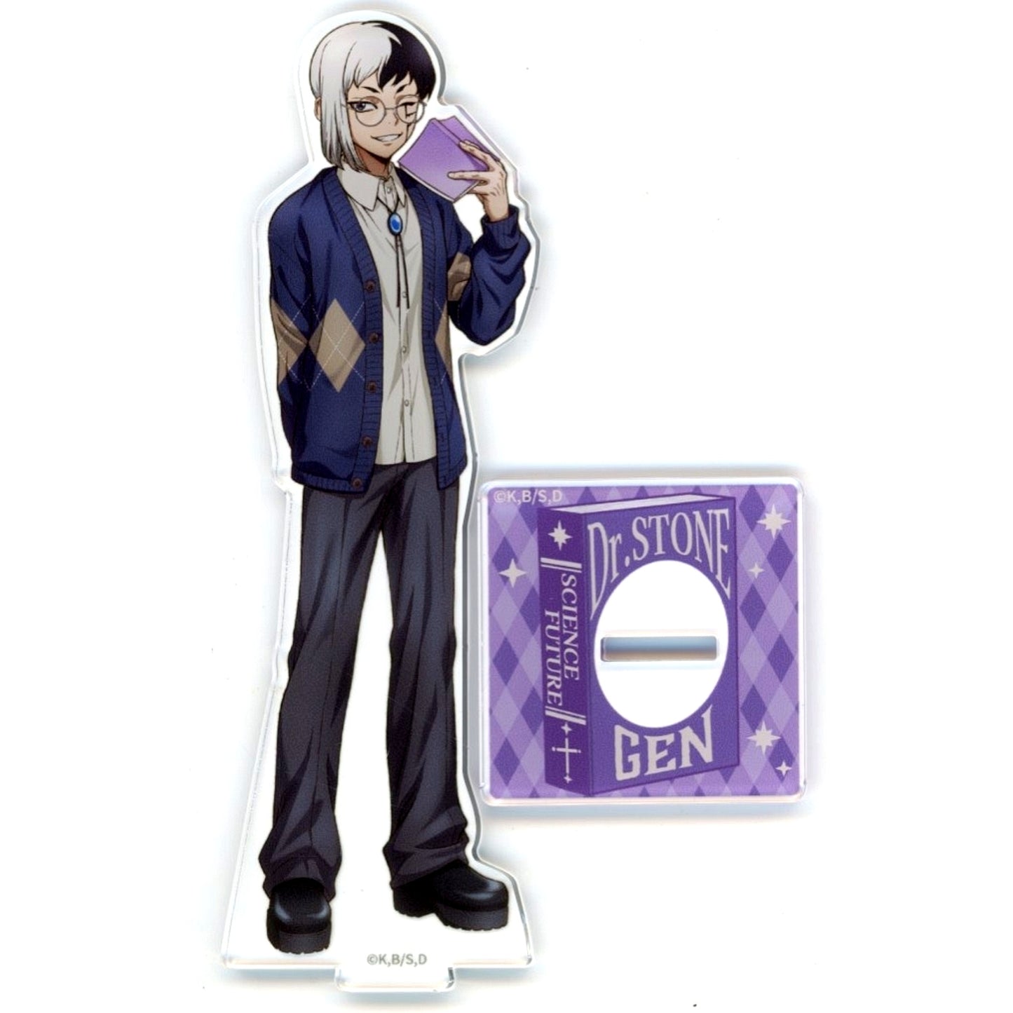 Gen Asagiri Acrylic Stand Kujibikido Dr. Stone Online Kuji Autumn of Reading Edition Prize B-2 [USED]