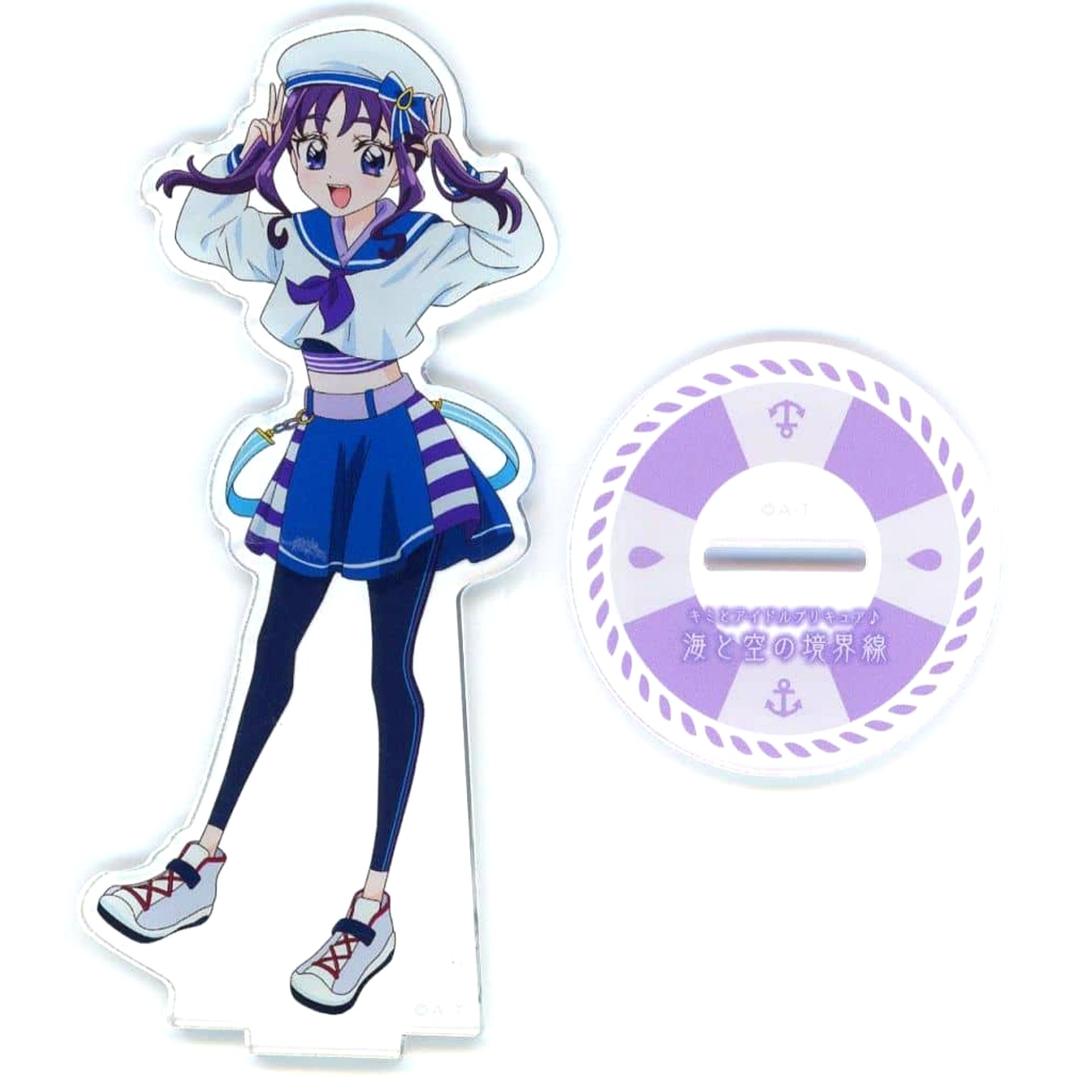 Kokoro Shigure You and Idol Pretty Cure Boundary Line Between Sea and Sky Acrylic Stand Pretty Store Limited [USED]