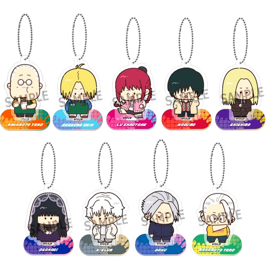 Set of 9 SAKAMOTO DAYS Chocoreto Acrylic Keychain with Stand [USED]