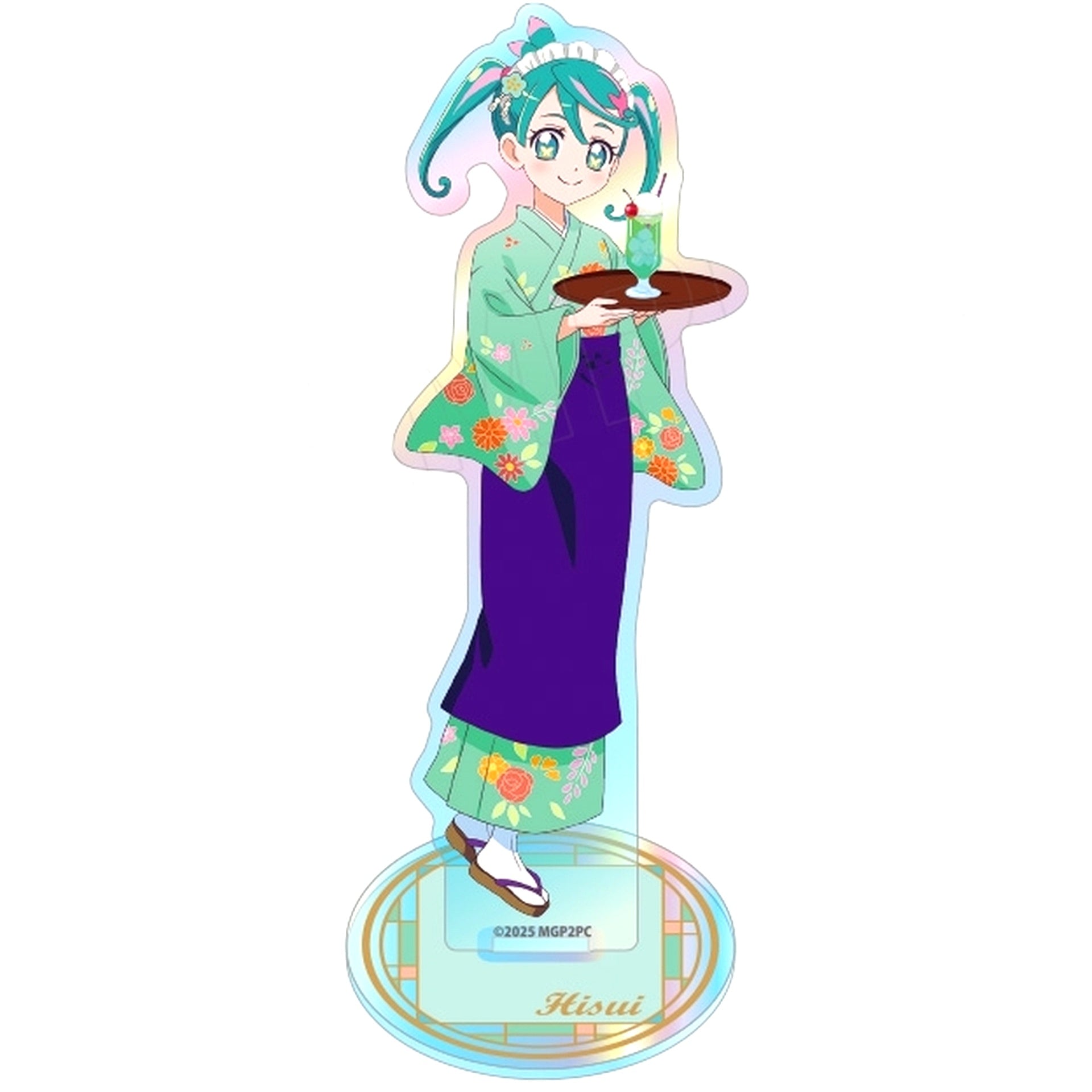 Hisui D. Sweet Shop Ver. Illustration Aurora Acrylic Stand Maho Girls Precure!! MIRAI DAYS [USED]