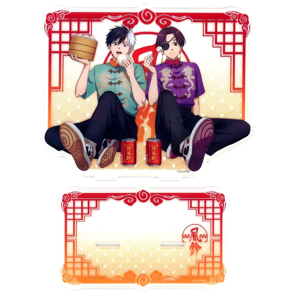 Haruka Sakura, Hayato Suo Magazine Illustration Acrylic Stand Wind Breaker x TAPIOCA [USED]