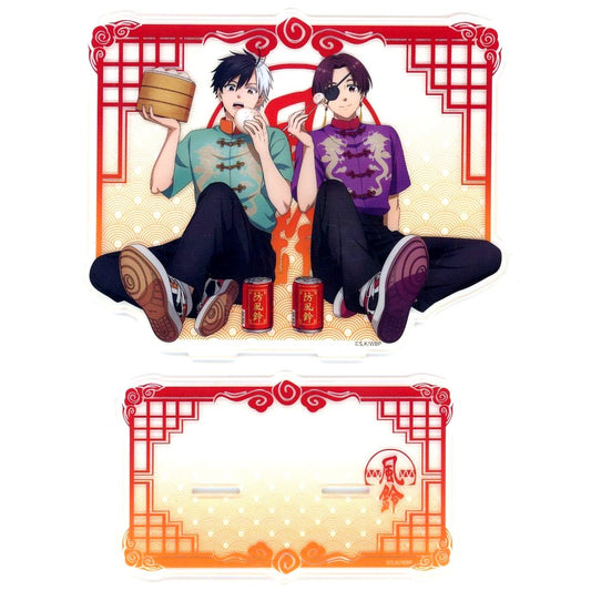 Haruka Sakura, Hayato Suo Magazine Illustration Acrylic Stand Wind Breaker x TAPIOCA [USED]