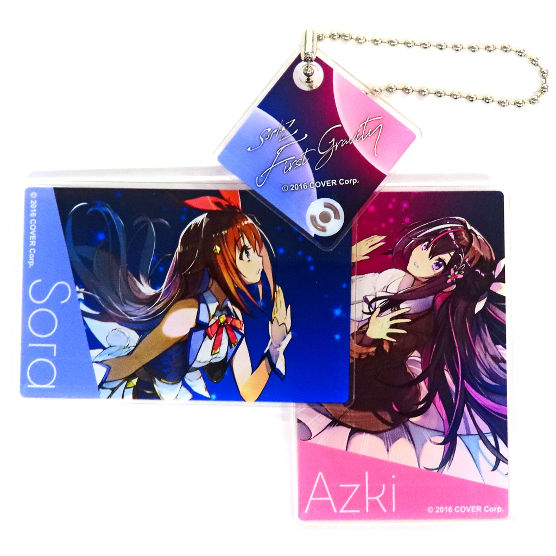 Tokino Sora & AZKi Hololive Triple Slide Acrylic Keychain SorAZ Major Debut Live First Gravity [USED]