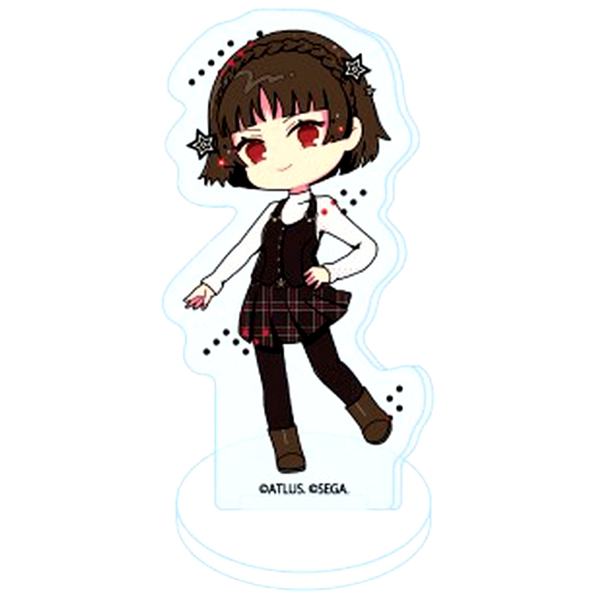 Makoto Niijima 03. POP Art Illustration Persona 5 Royal Acrylic Puchi Stand [USED]