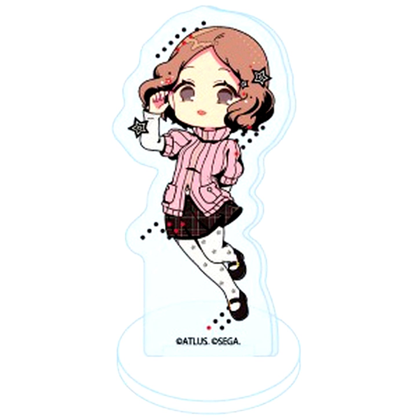 Haru Okumura 03. POP Art Illustration Persona 5 Royal Acrylic Puchi Stand [USED]