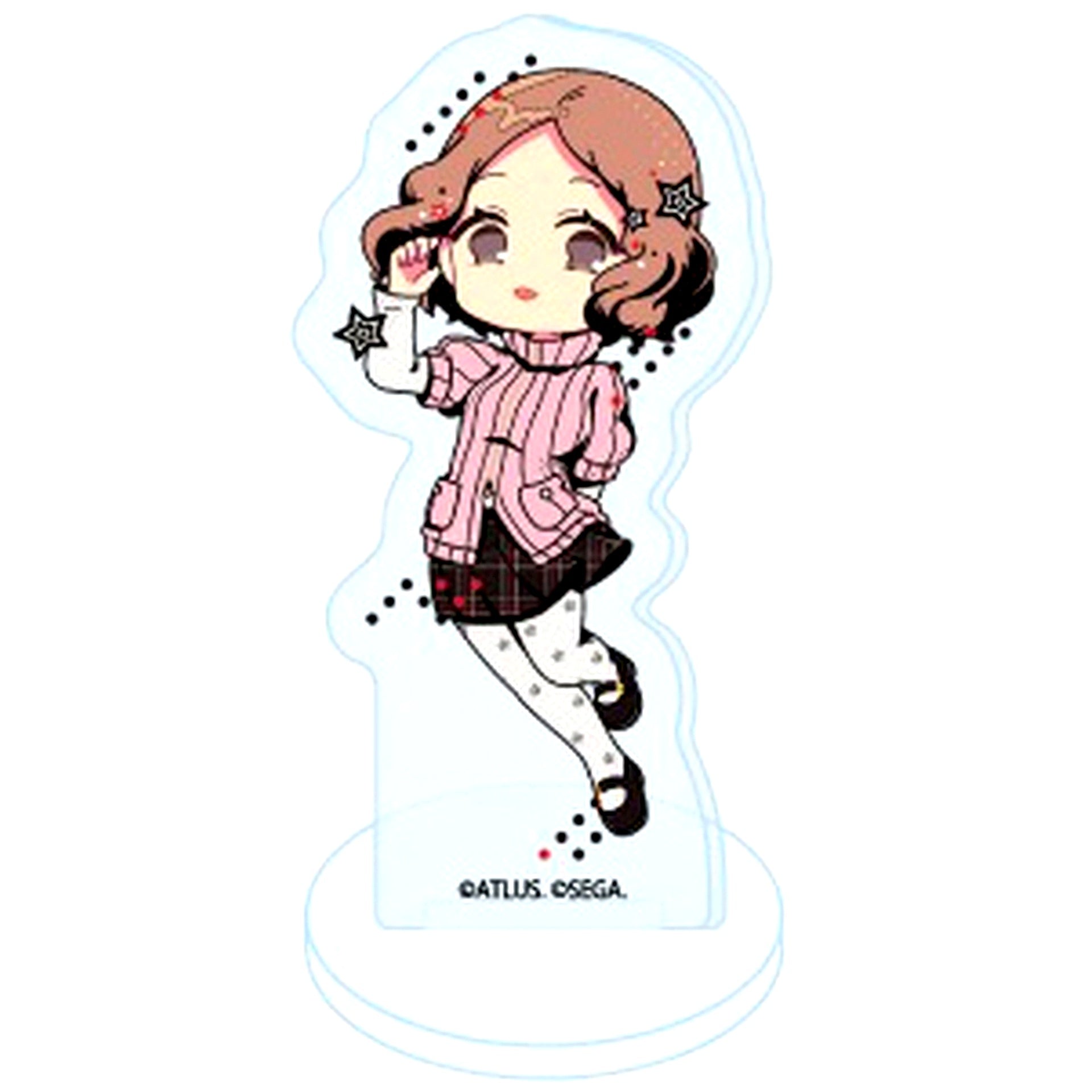 Haru Okumura 03. POP Art Illustration Persona 5 Royal Acrylic Puchi Stand [USED]