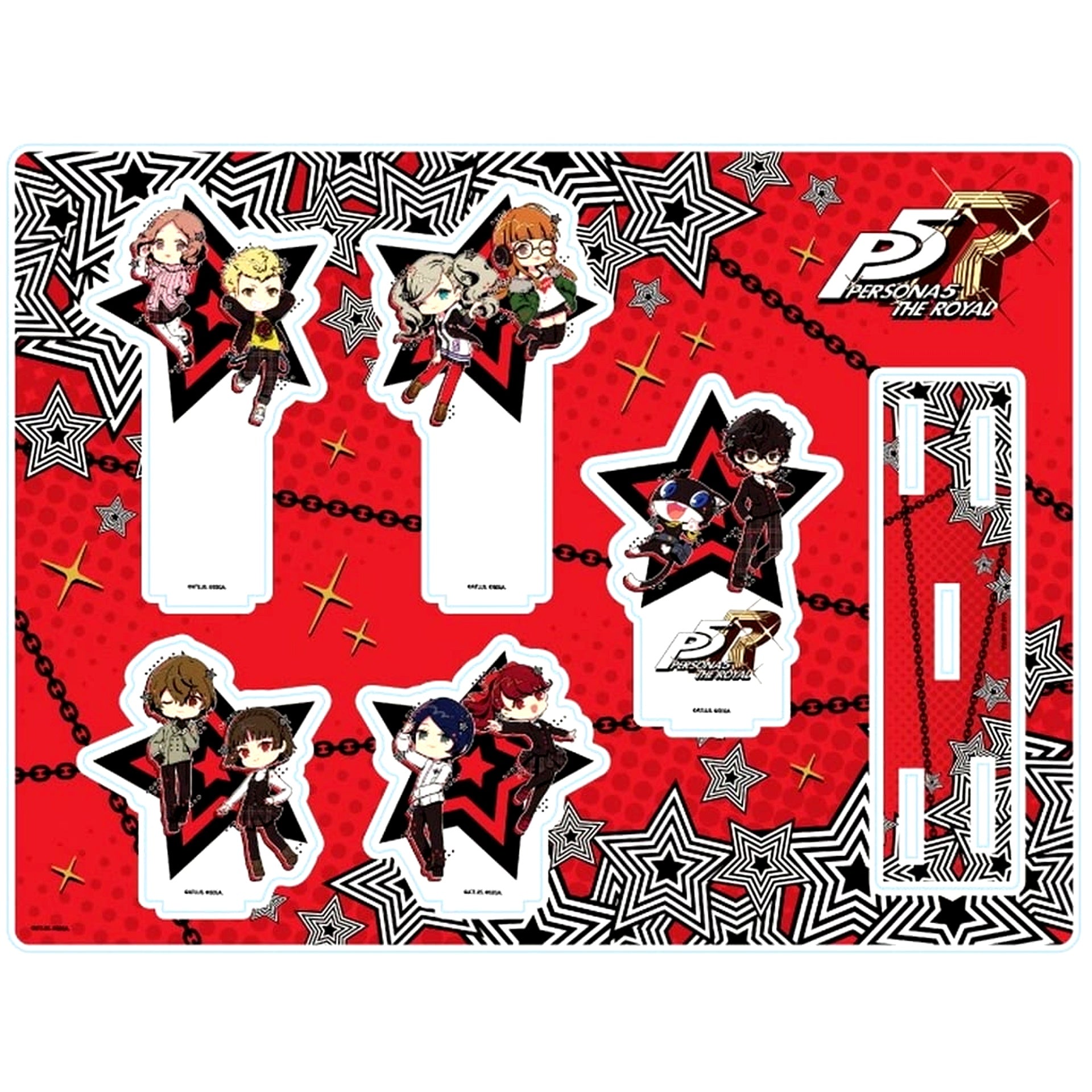 Persona 5 Royal No.01 POP Art Illustration Group Design Acrylic Diorama [USED]