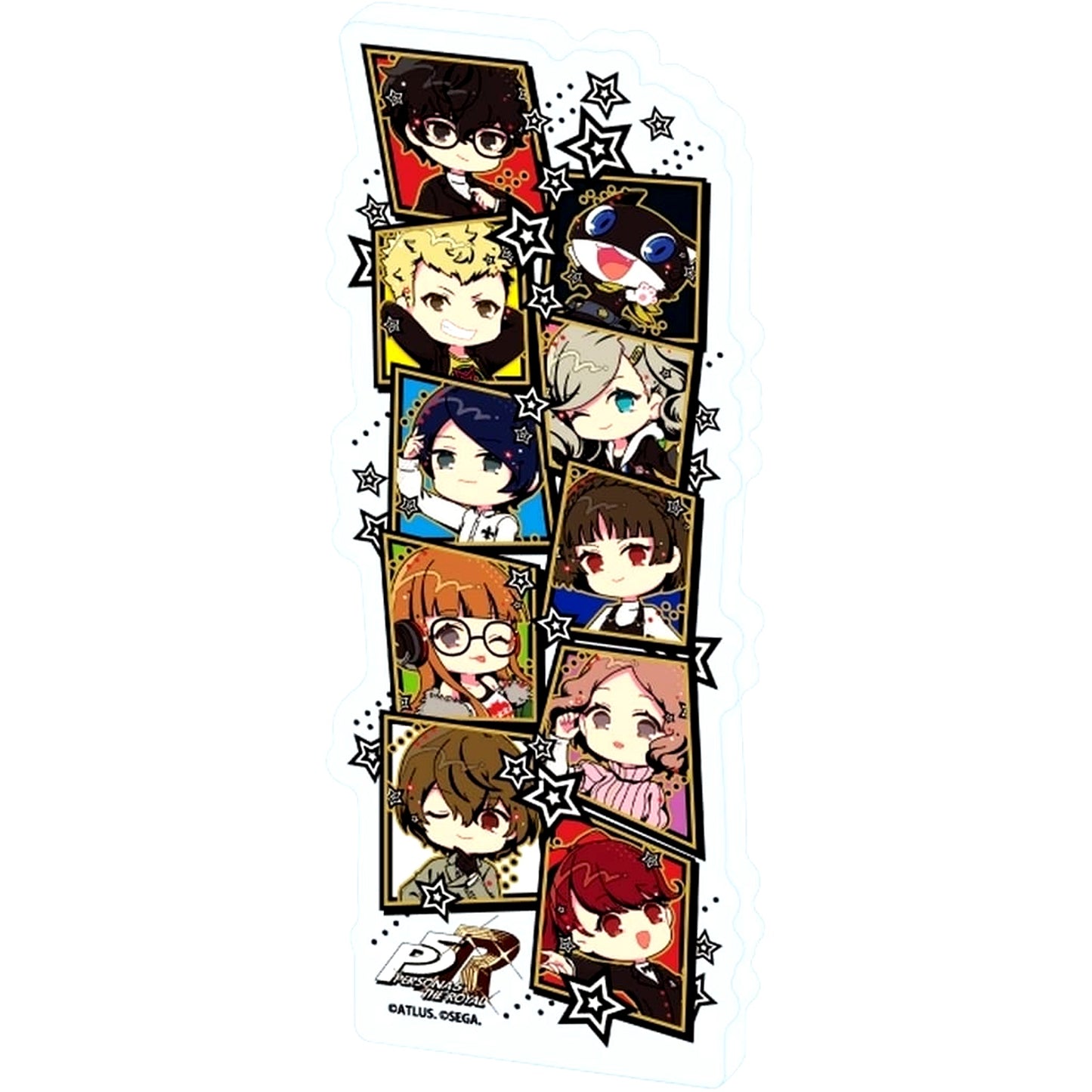 Persona 5 Royal No.01 POP Art Illustration Group Design Collection Stand [USED]