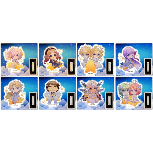 Set of 8 Fate/Grand Order x Konica Minolta Planetarium Story of Stars with Servants Trading Mini Character Acrylic Stand [USED]