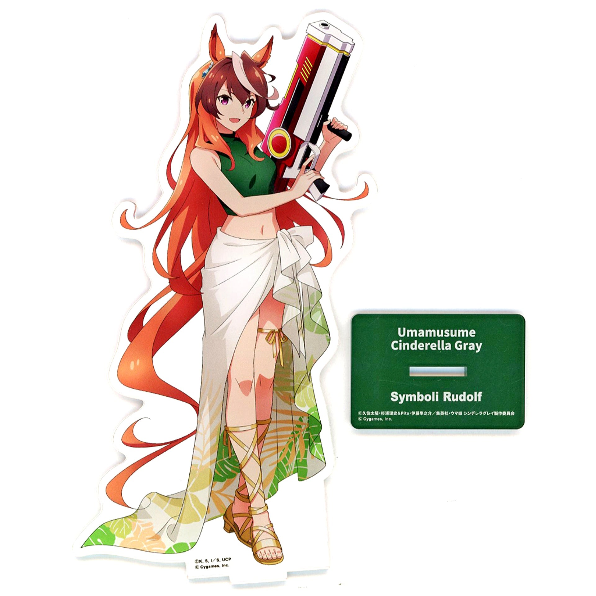 Symboli Rudolf Uma Musume Cinderella Gray Acrylic Stand Summer Style C106 Goods [USED]