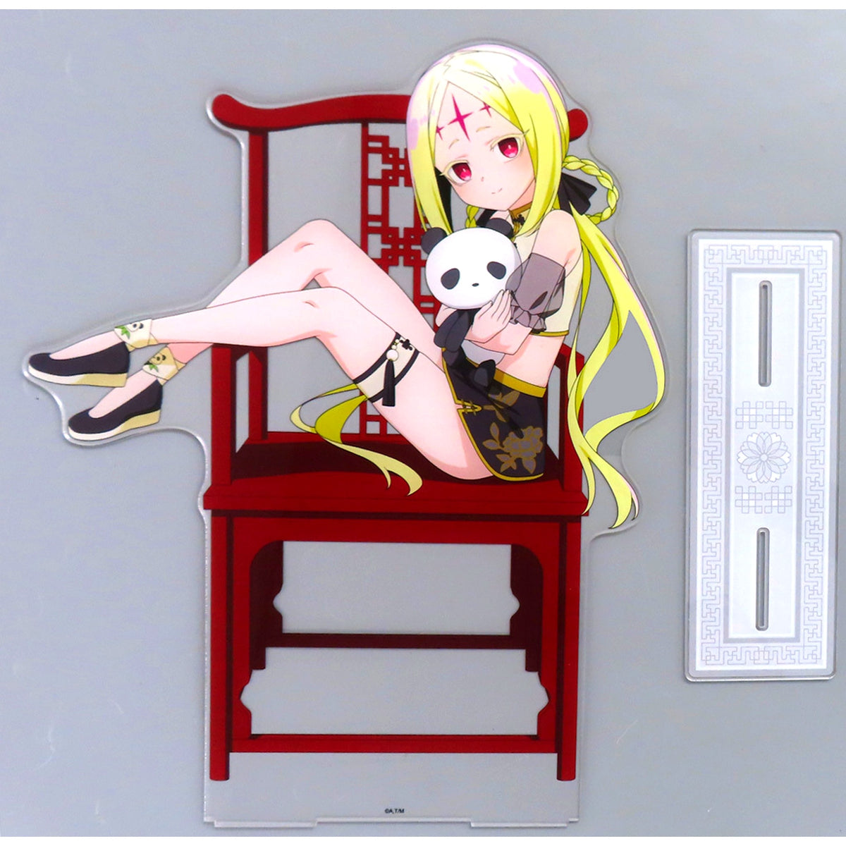 Nero Alice Prize S-3 Kujicolle Gushing over Magical Girls China Swimsuit Style for Enormita Super Extra Large Acrylic Stand [USED]