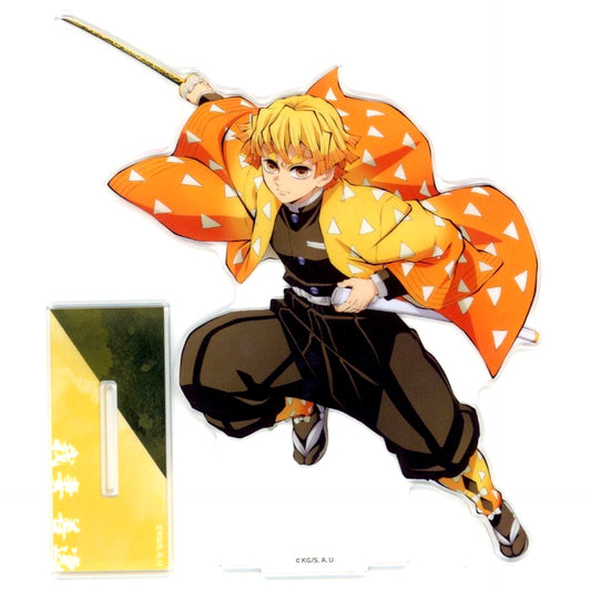 Zenitsu Agatsuma Big Acrylic Stand Aniplex Online Kuji Demon Slayer Infinity Castle Arc Chapter 1 Akaza Returns Infinity Castle Battle Begins Prize C [USED]