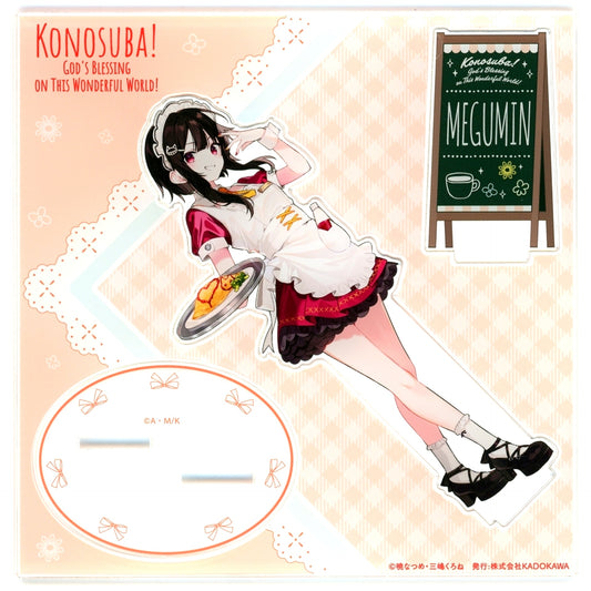 Megumin Acrylic Stand KonoSuba God's Blessing on This Wonderful World! Axel Maid Cafe Branch in Yurakucho Marui [USED]