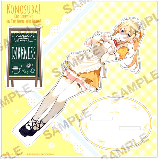Darkness Acrylic Stand KonoSuba God's Blessing on This Wonderful World! Axel Maid Cafe Branch in Yurakucho Marui [USED]