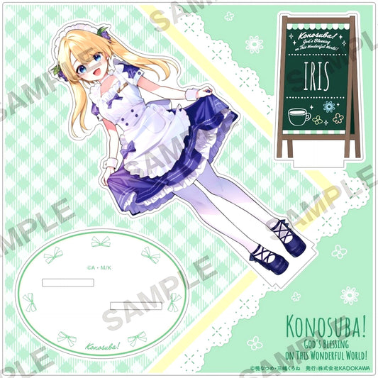 Iris Acrylic Stand KonoSuba God's Blessing on This Wonderful World! Axel Maid Cafe Branch in Yurakucho Marui [USED]