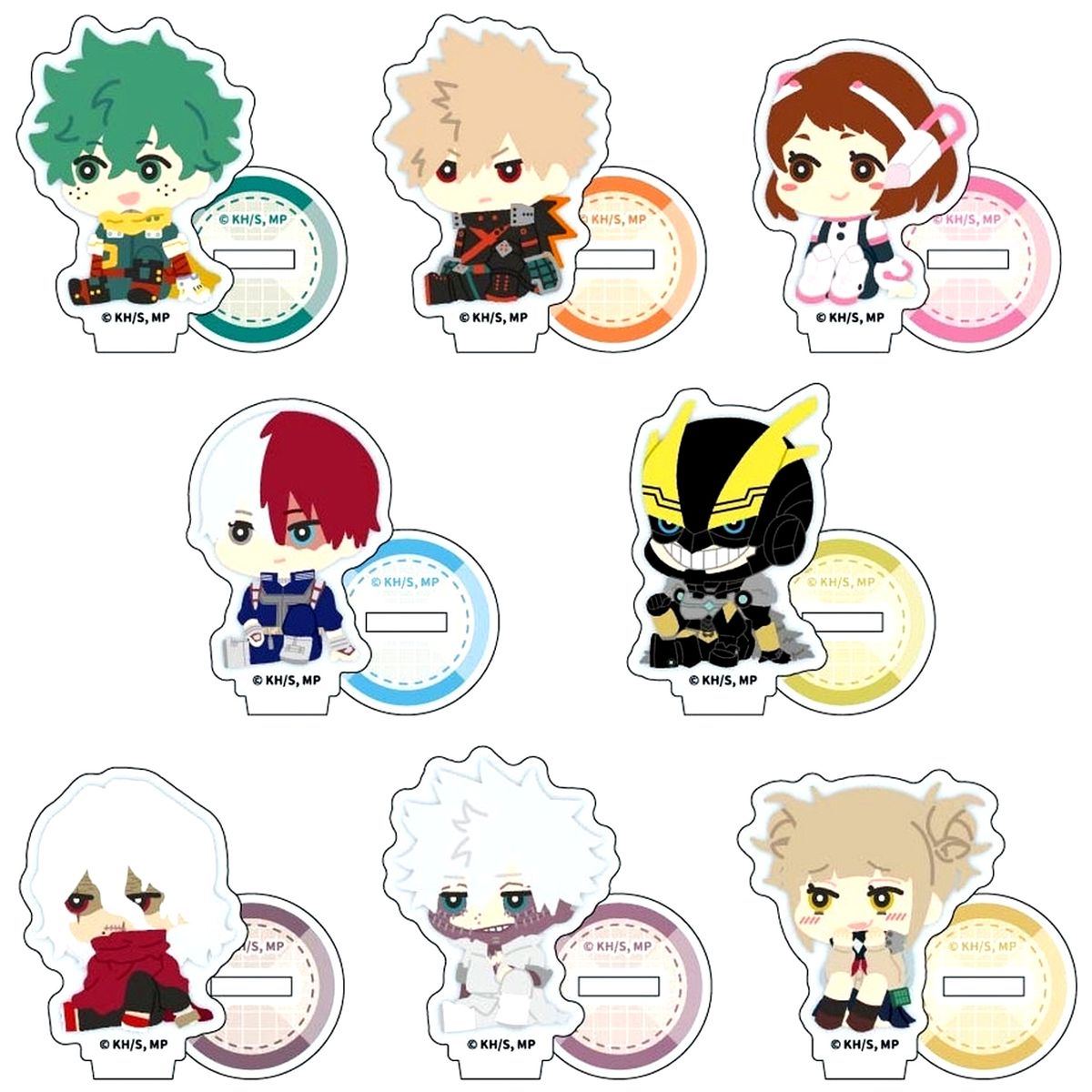 Set of 8 My Hero Academia Fluffy Mini Acrylic Stand Vol.2 [USED]