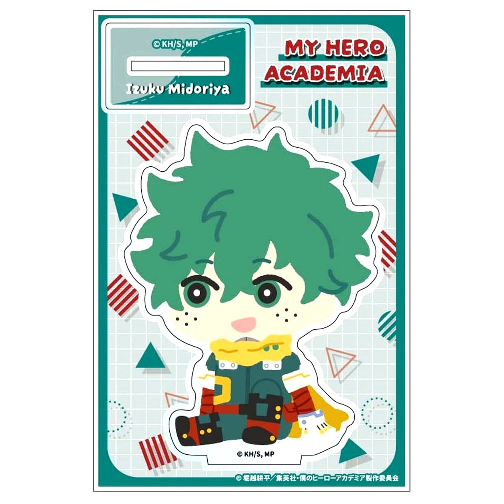Izuku Midoriya My Hero Academia Mofumofu Acrylic Stand Munichara Badge A [USED]