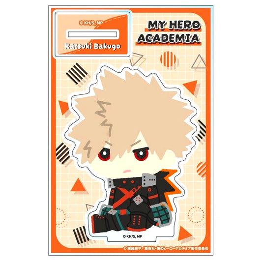 Katsuki Bakugo My Hero Academia Mofumofu Acrylic Stand Munichara Badge B [USED]