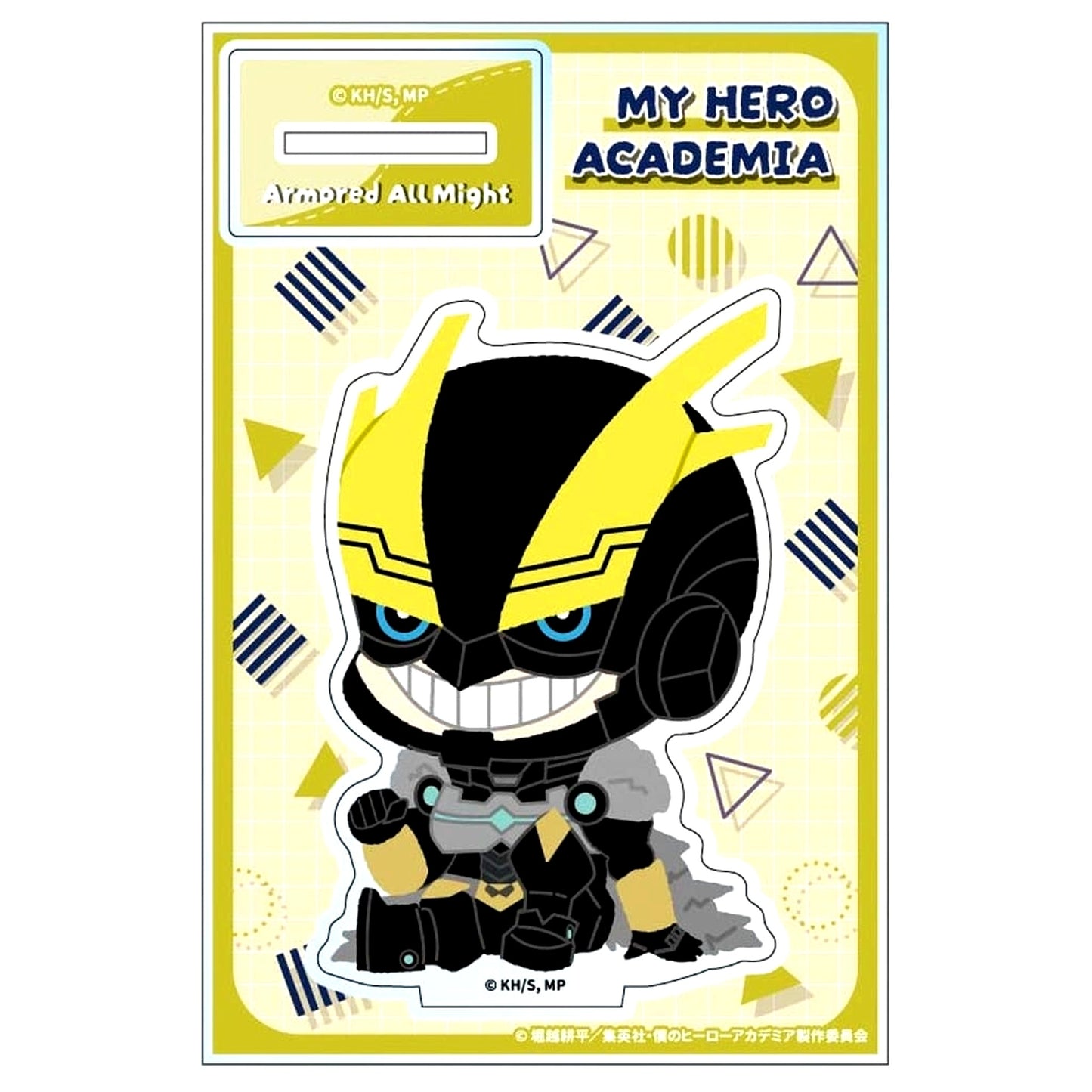 Armored All Might My Hero Academia Mofumofu Acrylic Stand Munichara Badge D [USED]