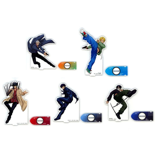 Set of 5 Sakamoto Days x Namco Campaign 2025 BIG Acrylic Plate with Stand [USED]