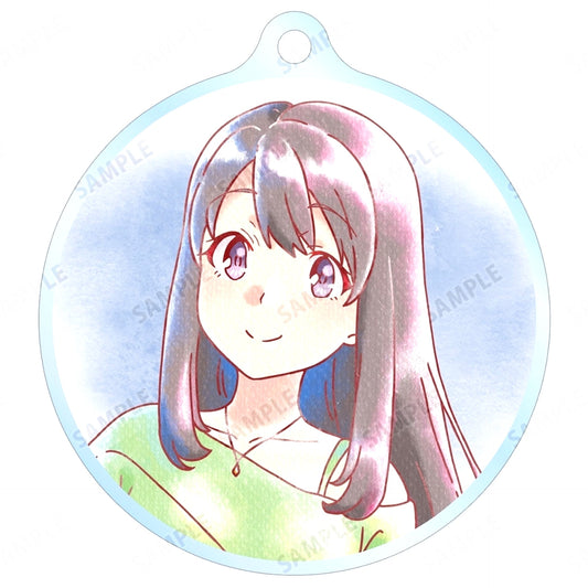 Uzuki Hirokawa Rascal Does Not Dream of Santa Claus Trading Ani-Art aqua label Acrylic Keychain [USED]