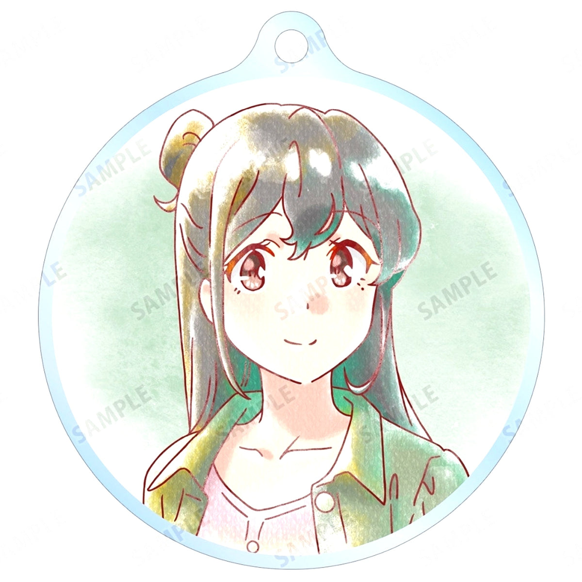Miori Mito Rascal Does Not Dream of Santa Claus Trading Ani-Art aqua label Acrylic Keychain [USED]