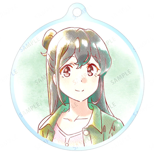 Miori Mito Rascal Does Not Dream of Santa Claus Trading Ani-Art aqua label Acrylic Keychain [USED]