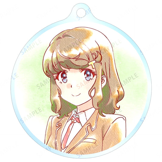 Tomoe Koga Rascal Does Not Dream of Santa Claus Trading Ani-Art aqua label Acrylic Keychain [USED]