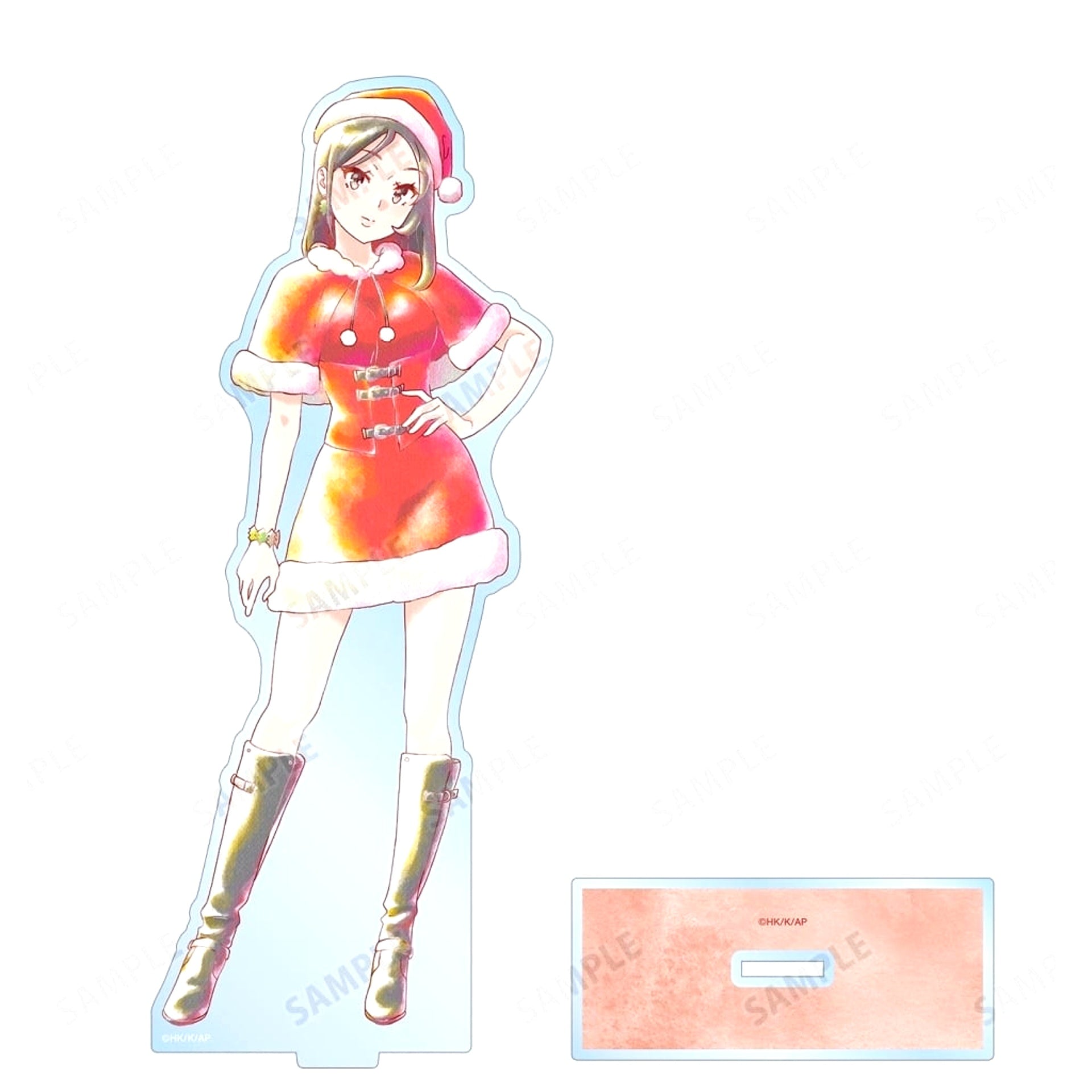 Miniskirt Santa Seishun Buta Yarou wa Santa Claus no Yume wo Minai Ani-Art aqua label BIG Acrylic Stand [USED]
