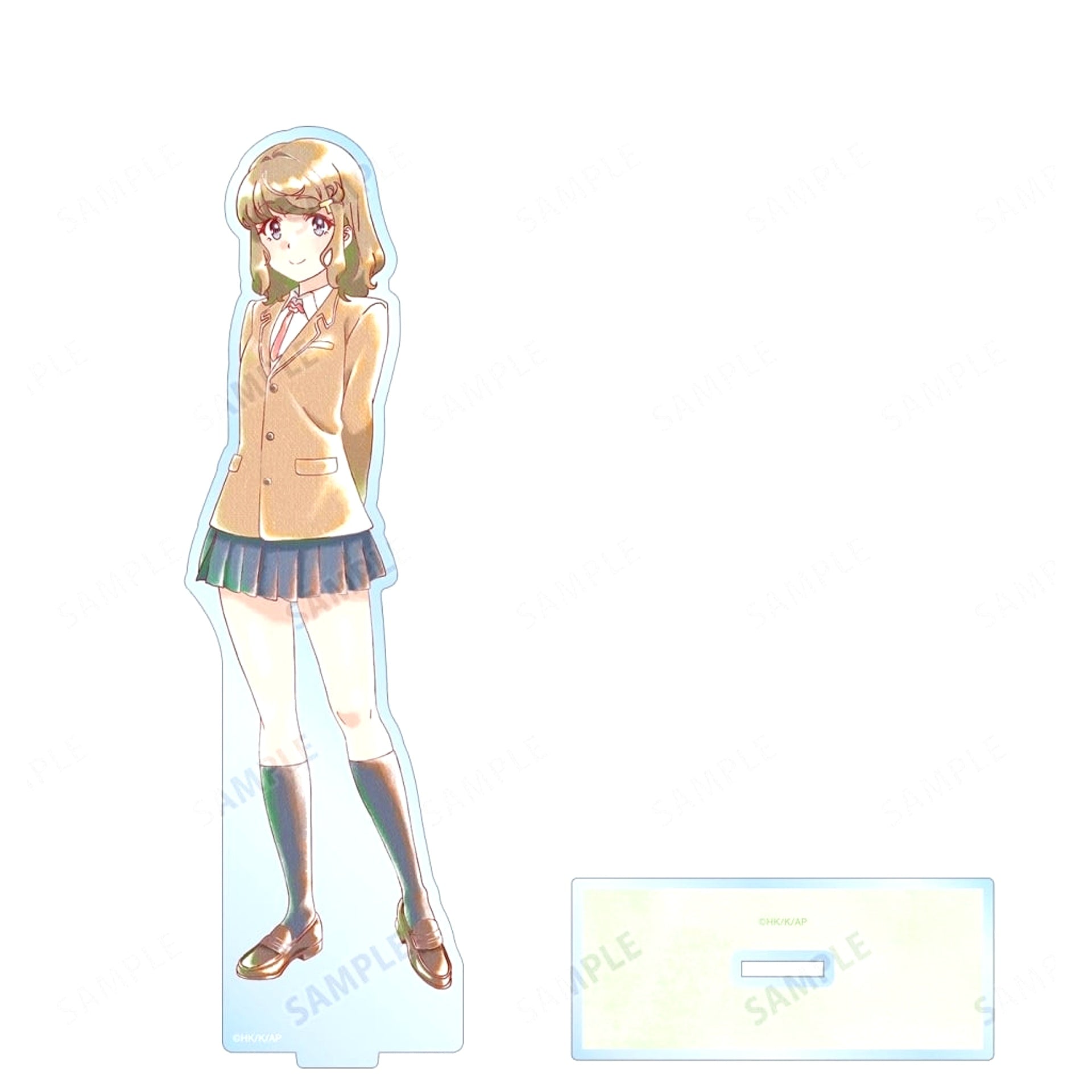 Tomoe Koga Seishun Buta Yarou wa Santa Claus no Yume wo Minai Ani-Art aqua label BIG Acrylic Stand [USED]