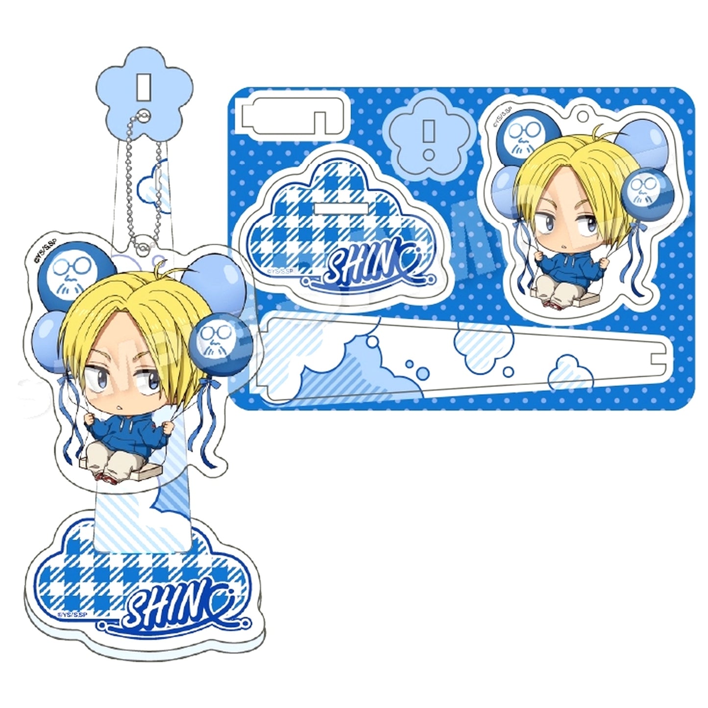 Shin Asakura SAKAMOTO DAYS Barunko Stand Keychain [USED]