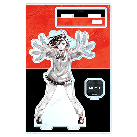 Momo Dandadan Ani-Art BLACK LABEL BIG Acrylic Stand with Parts [USED]