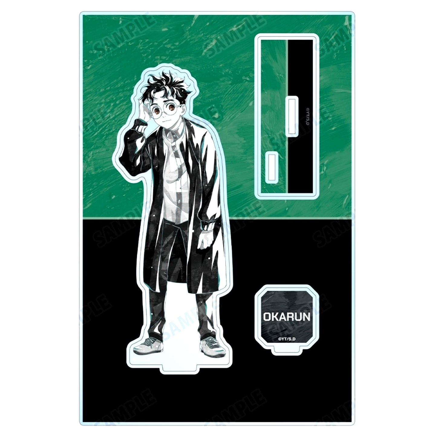 Okarun Dandadan Ani-Art BLACK LABEL BIG Acrylic Stand with Parts [USED]