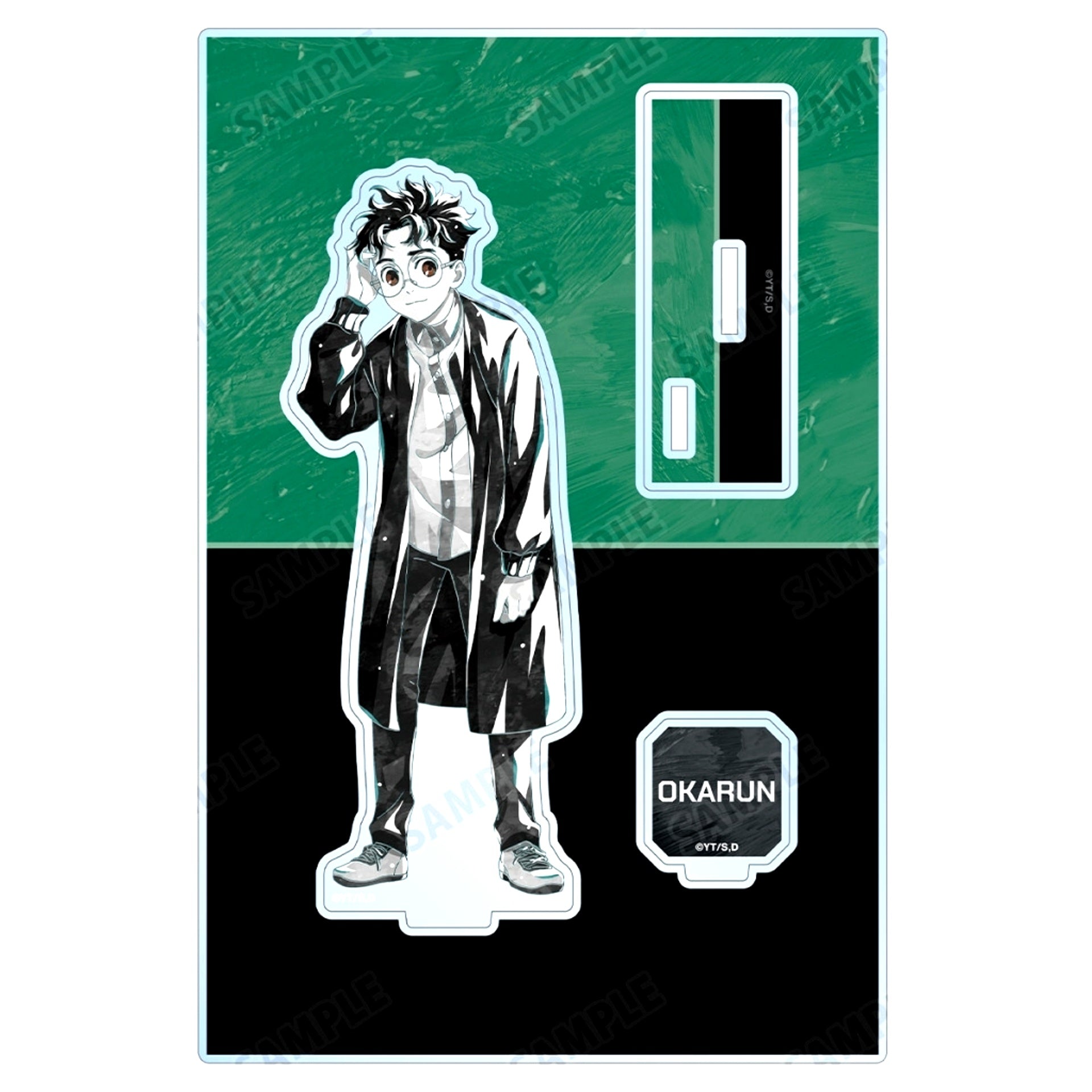 Okarun Dandadan Ani-Art BLACK LABEL BIG Acrylic Stand with Parts [USED]