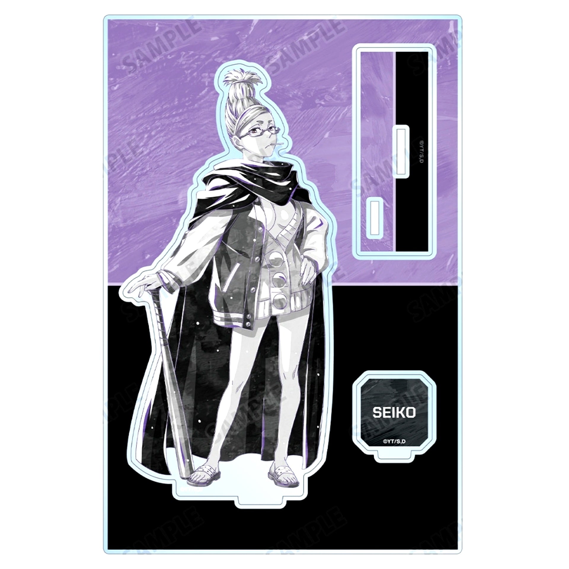 Seiko Dandadan Ani-Art BLACK LABEL BIG Acrylic Stand with Parts [USED]