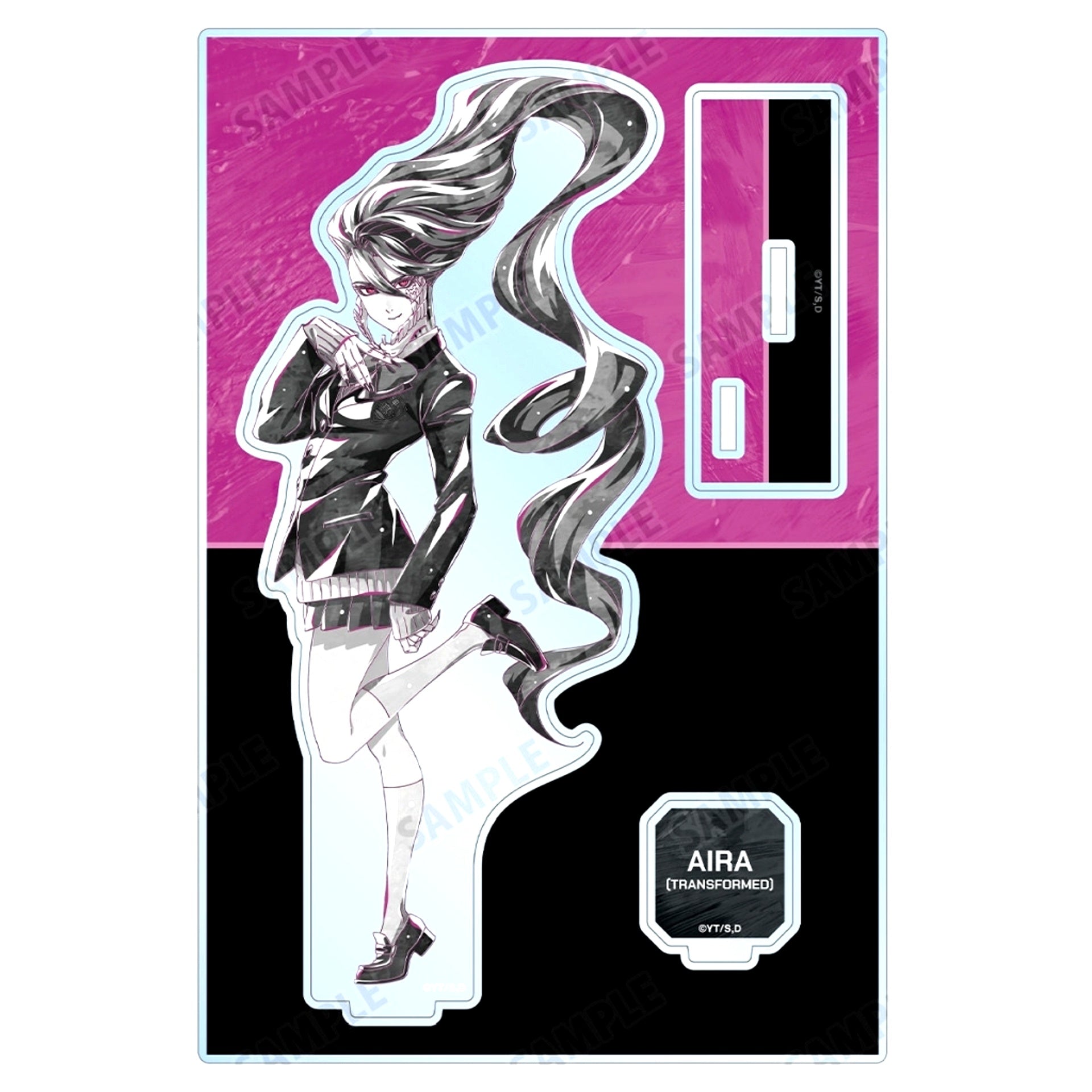 Aira Transformed Dandadan Ani-Art BLACK LABEL BIG Acrylic Stand with Parts [USED]