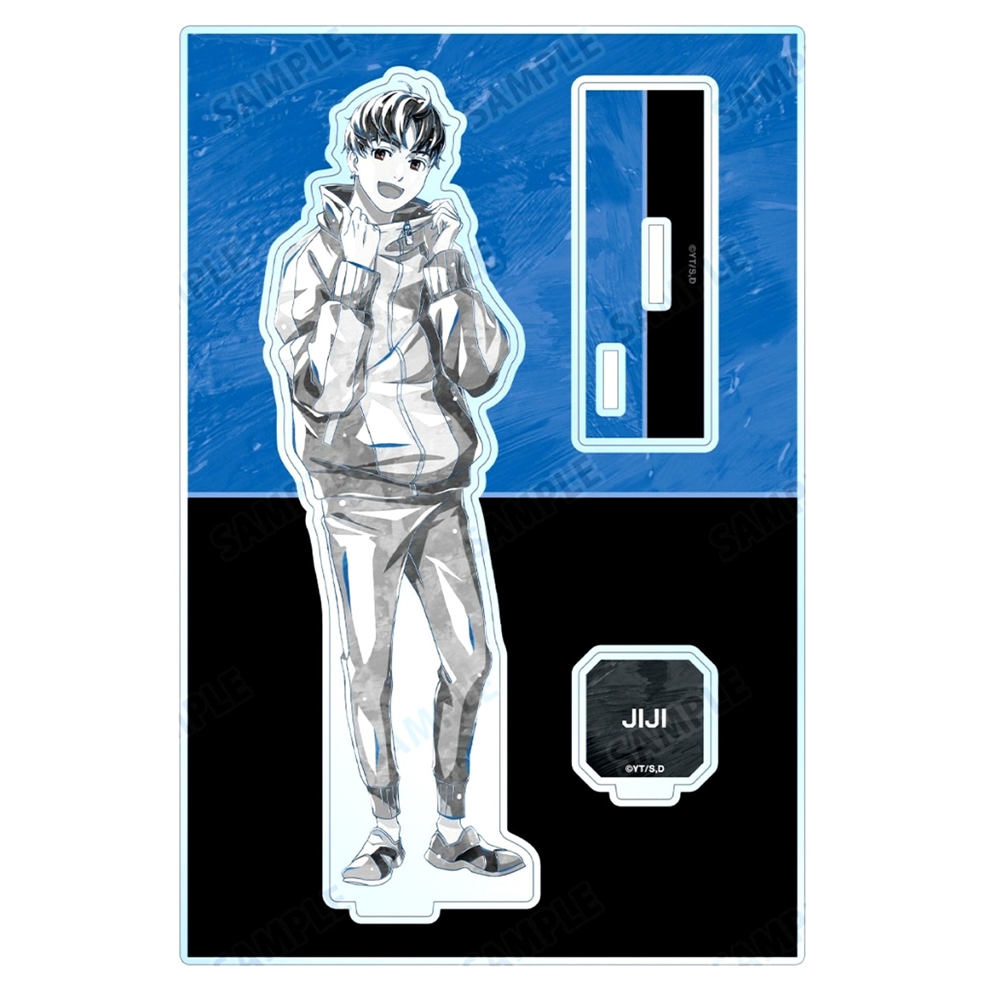 Jiji Dandadan Ani-Art BLACK LABEL BIG Acrylic Stand with Parts [USED]