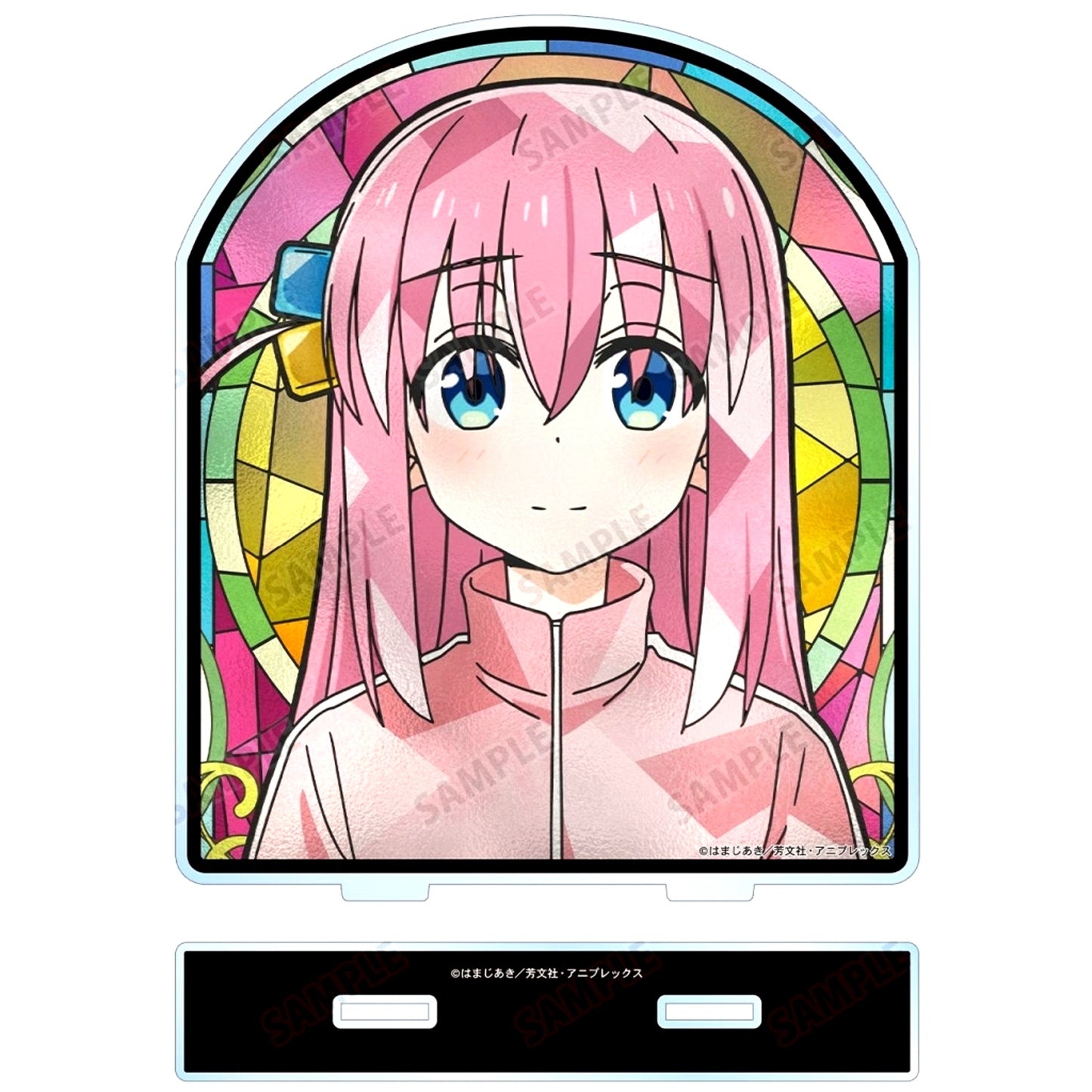 Hitori Gotoh Bocchi the Rock! Aure Glass BIG Acrylic Stand Ver. A [USED]