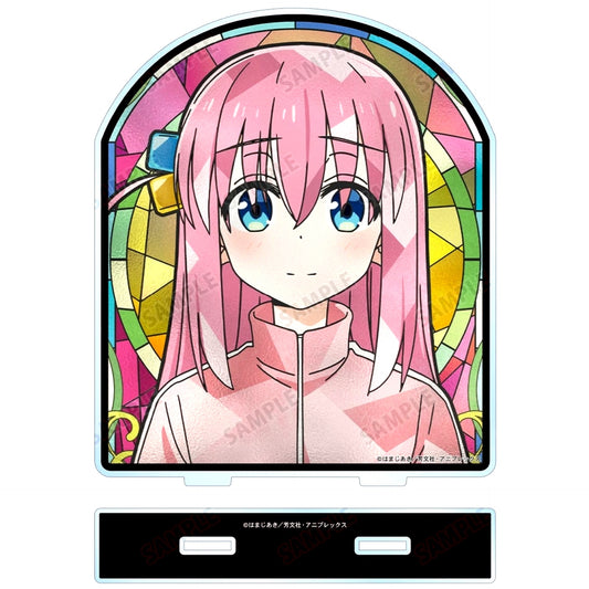 Hitori Gotoh Bocchi the Rock! Aure Glass BIG Acrylic Stand Ver. A [USED]