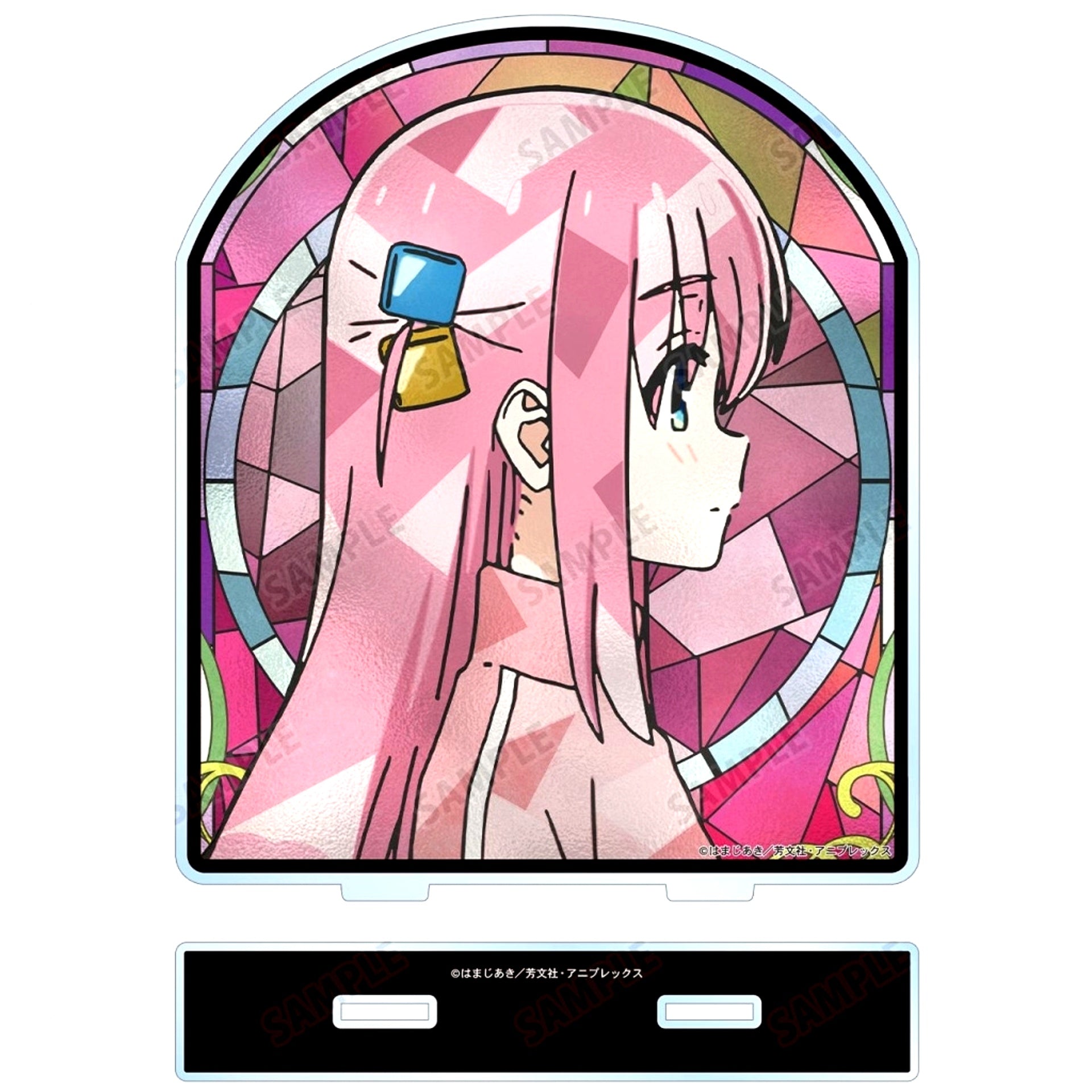 Hitori Gotoh Bocchi the Rock! Aure Glass BIG Acrylic Stand Ver. B [USED]