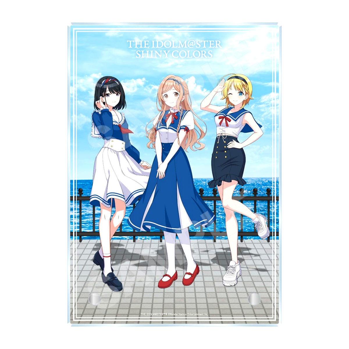 illumination STARS Parallel Marine Look Ver. Acrylic Board THE IDOLM@STER Shiny Colors x Minatomirai Line [USED]