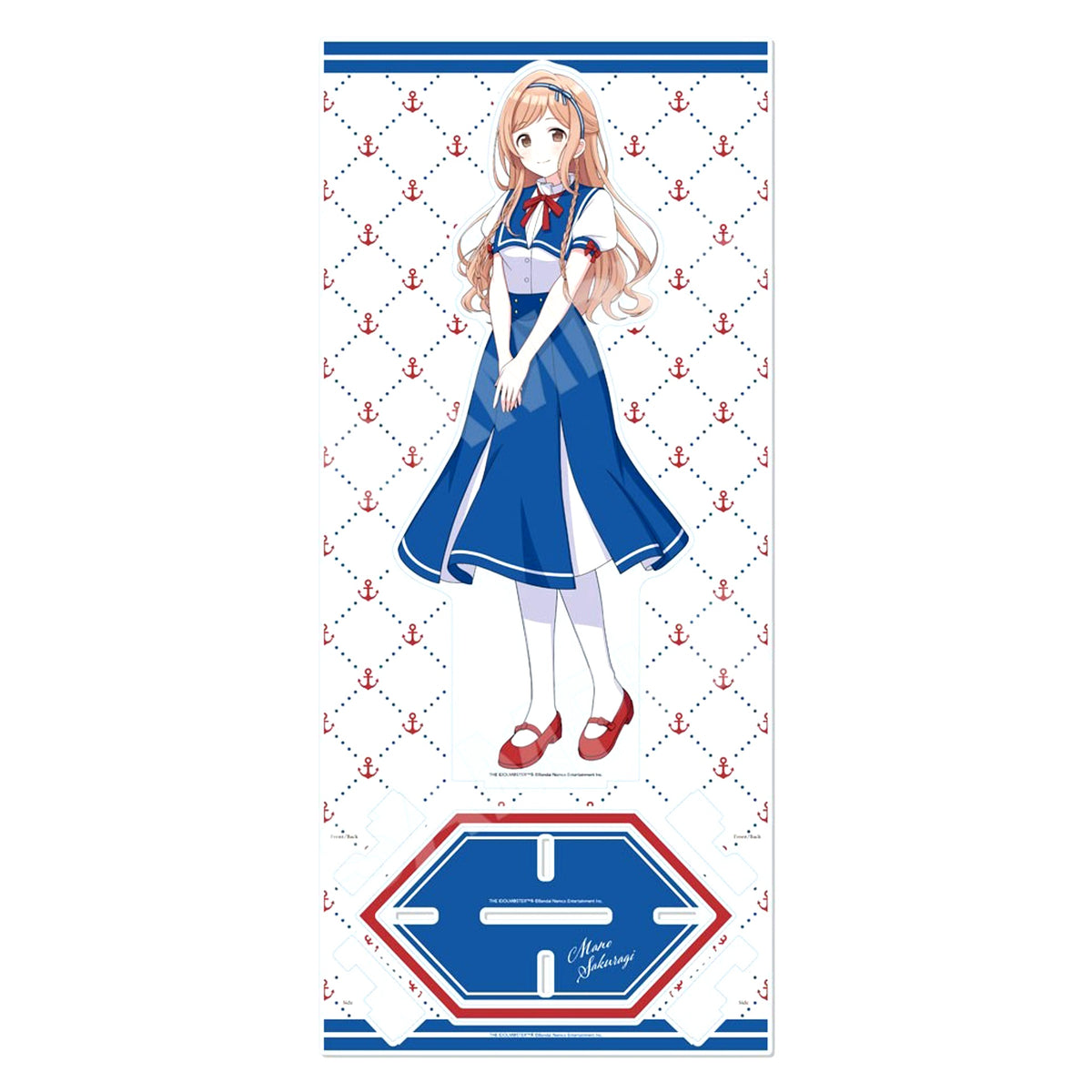 Mano Sakuragi Parallel Marine Look Ver. Tall Acrylic Stand THE IDOLM@STER Shiny Colors x Minatomirai Line Collab [USED]